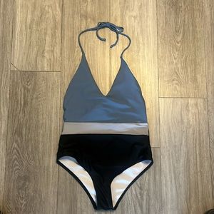 Halter bathing suit